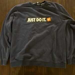 Nike Just Do It crewneck sweatshirt Mens Large